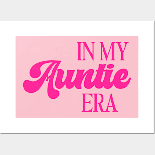 In my auntie era, auntie era shirt, Tie Dye Shirt, era shirt, retro auntie, aunt shirt, ears shirt for auntie, trendy aunt Posters and Art